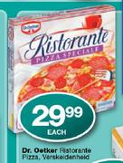 Dr. Oetker Ristorante Pizza Verskeidenheid-Each