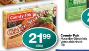 County Fair Hoender Steaklets Verskeidenheid-400g Elk