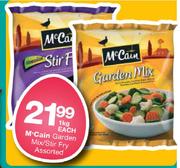 Mccain Garden Mix/Stir Fry Assorted-1kg Each