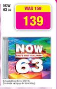 Now 63 CD
