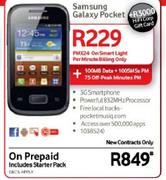 Samsung Galaxy Pocket.