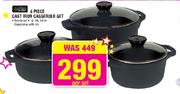 Always Home 6 Piece Cast Iron Casserole Set