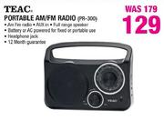 Teac Portable AM/FM Radio (PR-300)