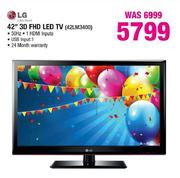 LG 42" 3D FHD LED TV(42LM3400)