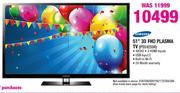 Samsung 51" 3D FHD Plasma TV (PS51E550)