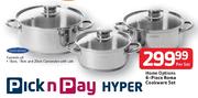 Home Options Roma Cookware Set-6 Piece Per Set