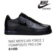 Nike Men's Air Force 1 Foamposie Pro Low