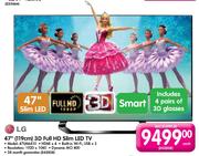 LG 47"(119cm) 3D Full HD Slim LED TV(47LM6410)