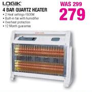 Logik 4 Bar Quartz Heater-Each