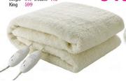 Pure Pleasure Fitted Double Electric Blanket-Each