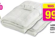 Logik Double Non-Fitted Electric Blanket-Each
