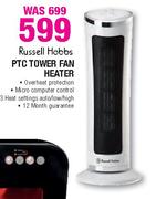 Rusell Hobbs PTC Tower Fan Heater-Each 