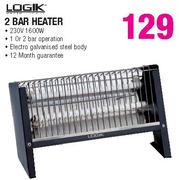 Logik 2 Bar Heater-Each