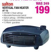 Salton Vertical Fan Heater-Each