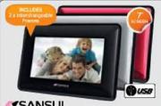 Sansui Digital Photo Frame (DFF701)-7" Per Set