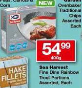 Sea Harvest Fine Dine Rainbow Trout Portions-400g Each