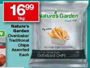 Nature's Garden Ovenbake/Traditional Chips-1Kg Each