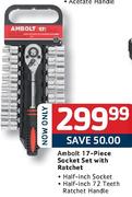 Ambolt 17 Piece Socket Set With Ratchet