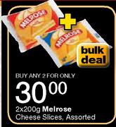 Melrose Cheese Slice Assorted-2 x 200g (Buy Any 2 For Only)