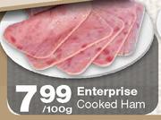 Enterprise Cooked Ham Per 100g