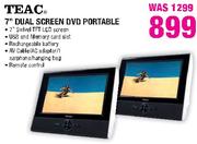 Teac 7" Dual Screen DVD Portable