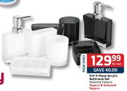 PnP 4 Piece Acrylic Bathroom Set-Per Set