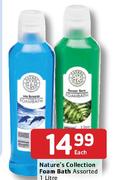 Nature's Collection Foam Bath Assorted-1Ltr Each