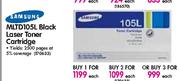 Samsung MLTD105L Black Laser Toner Cartridge-Each