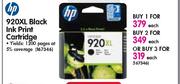 Hp 920XL Black Ink Print Cartridge-Each