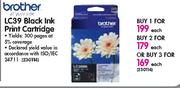 Brother LC39 Black Ink Print Cartridge-Each