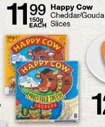 Happy Cow Cheddar/Gouda Slices 150Gm-Each