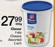 Clover Feta Cheese 400Gm-Each