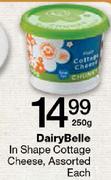 Dairy Belle In Shape Cottage Cheese 250Gm-Each