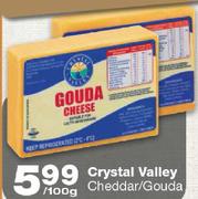 Crystal Valley Cheddar/Gouda 100Gm
