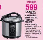Special Logik Select 6.5Ltr Stainless Steel Digital Pressur Cooker RSH 012476018 m.guzzle .za