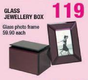 Glass Jewellery Box-Each