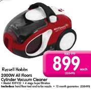Russell Hobbs 2000W All Floors Cylinder Vacuum Cleaner(RHFV22)