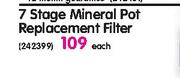Sunbeam 7 Stage Mineral Pot Replacement Filter