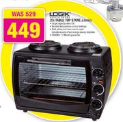 Logik 23L Table Top Stove-Each