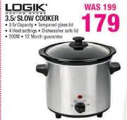 Logik 3.5Ltr Slow Cooker-Each