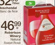 Robertson Winery Natural Sweet Rose-3Ltr.