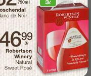 Robertson Winery natural Sweet Rose-3Ltr
