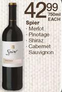 Spier Merlot/pinotage/Shiraz/Cabernet Sauvignon-750ml each