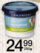 Lancewood Chef's Choice Mascarpone-250gm