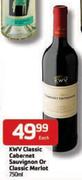KWV Classic Cabernet Sauvignon Or Classic Merlot-750ml