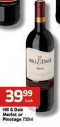 Hill & Dale Merlot Or Pinotage-750ml