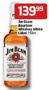 Jim Beam Bourbon Whisky White Label-750ml
