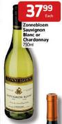 Zonnebloem Sauvignon Blanc Or Chardonnay-750ml Each