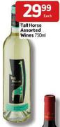 Tall Horse Assorted Wines -750ml Each