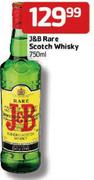 J&B Rare Scotch Whisky - 750ml Each